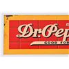 Image 2 : Dr. Pepper Red Brick Tin Advertising Sign