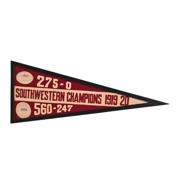 Texas A&M Southwestern Champion Pennant 1919-1920