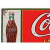 Image 2 : Coca-Cola In Bottles Tin Advertising Sign c.1931