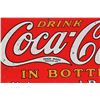 Image 3 : Coca-Cola In Bottles Tin Advertising Sign c.1931