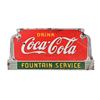 Image 1 : Coca-Cola Porcelain Fountain Service Sign c.1941