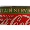 Image 4 : Coca Cola Fountain Service Large Porcelain Sign