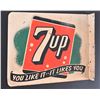 Image 6 : 7-Up Metal Flange Advertising Sign
