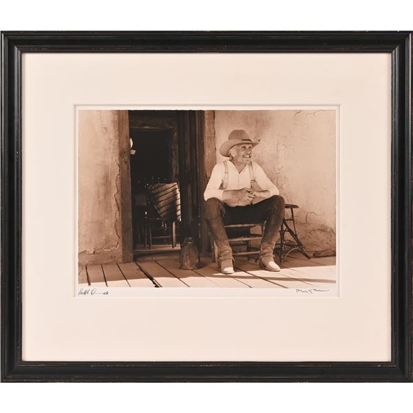 Lonesome Dove Double Signed Photo by Bill Wittliff