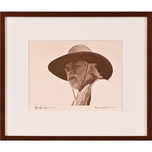 Lonesome Dove Double Signed Photo by Bill Wittliff