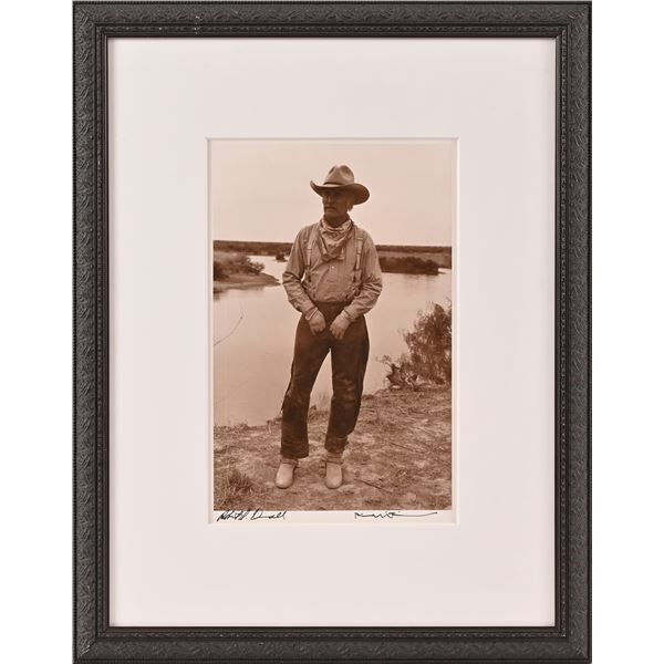 Lonesome Dove Double Signed Photo by Bill Wittliff