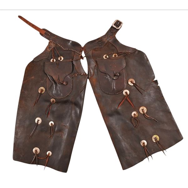 W.F. Coates Ozona Texas Marked Chaps