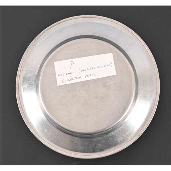 King Ranch Laureles Division Collection Plate