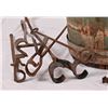 Image 4 : Collection of Branding Irons in Wooden Barrel