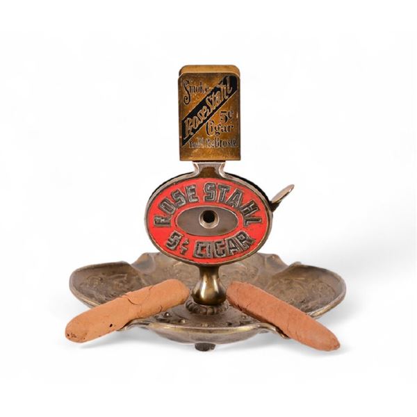 Rose Stahl Cigar Tip Cutter and Matchbox Holder