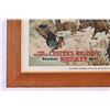 Image 7 : Custer's Reserve Whiskey Paper Advertising Sign