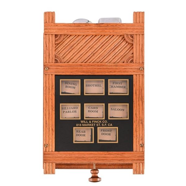 Will & Finck San Francisco Antique Saloon Bell