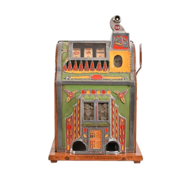 Mills Coin-Op "Poinsettia" Slot Machine c.1930's