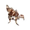 Image 2 : Antique Horn & Cowhide Chair With Foot Rest
