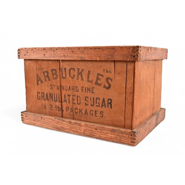 Arbuckles Granulated Sugar Wooden Crate