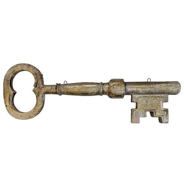 Locksmith Skeleton Key Wood Trade Sign