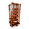Image 2 : Large Antique Oak Revolving Book Case