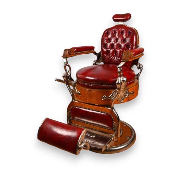 Antique August Kern Co. "America" Barber Chair