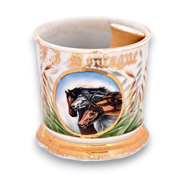 Horse Breeder Occupational Shaving Mug & Brush