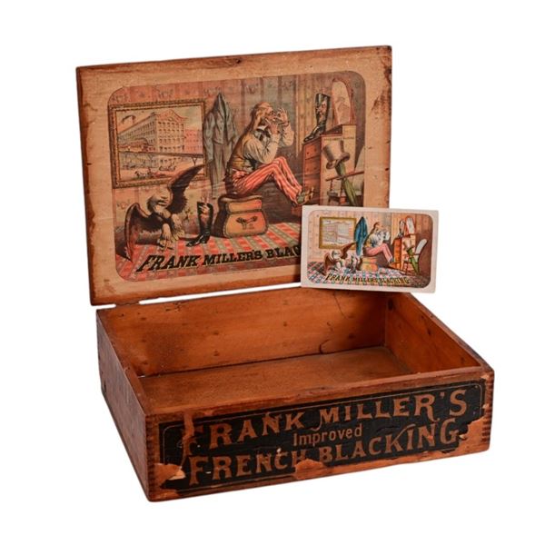 Frank Miller's French Blacking Advertising