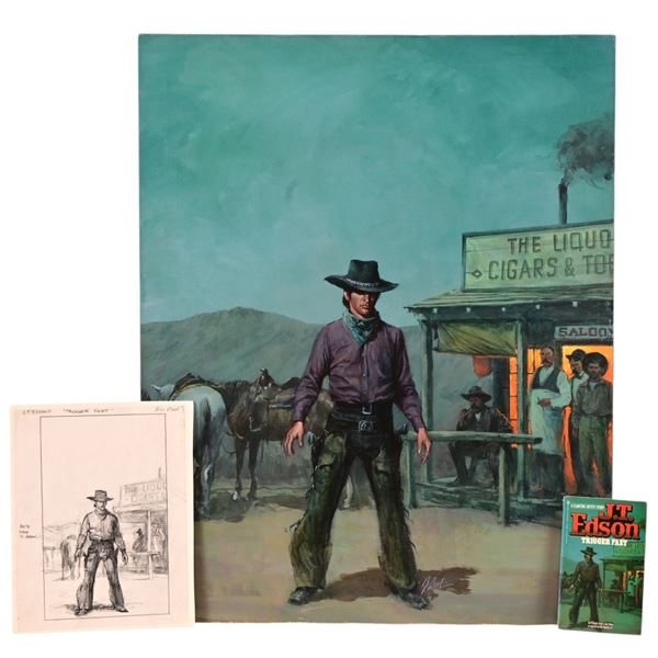 "Trigger Fast" Guy Deel Original Illustration