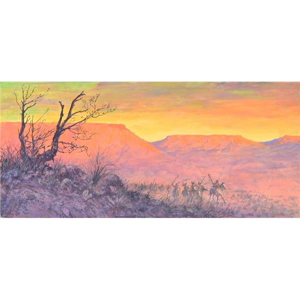 "Rees Indians" Guy Deel Original Illustration