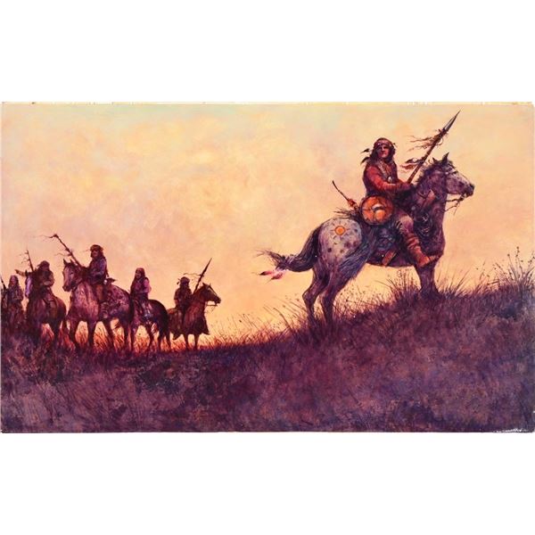 "Apaches" Guy Deel Original Illustration