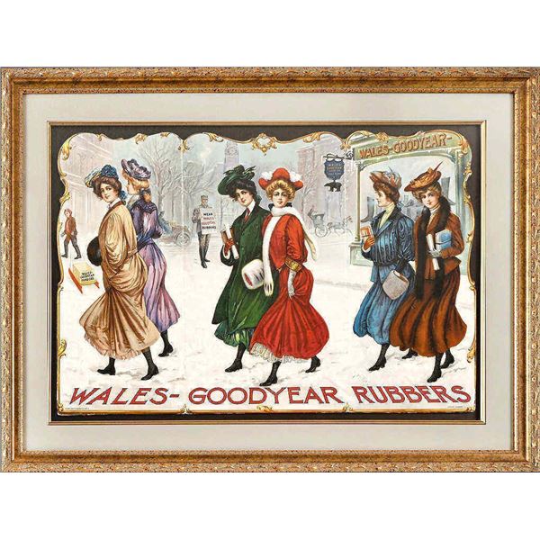 Wales-Goodyear Rubbers Window Display