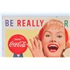 Image 2 : Coca-Cola Vintage Cardboard Winter Sign