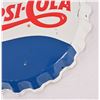 Image 3 : Pepsi Cola Bottle Cap Advertising Sign