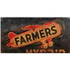 Image 1 : Farmers Metal Sign (Fire Damage)