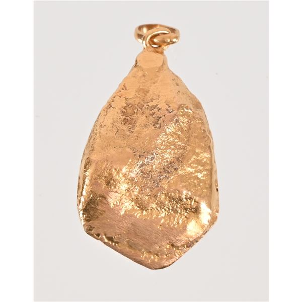 Gold Nugget Pendant