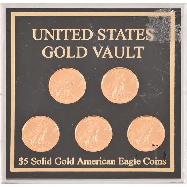 2005 American Eagle $5 Gold Coin Set