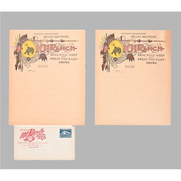 101 Ranch Stationary Letterhead and Envelope