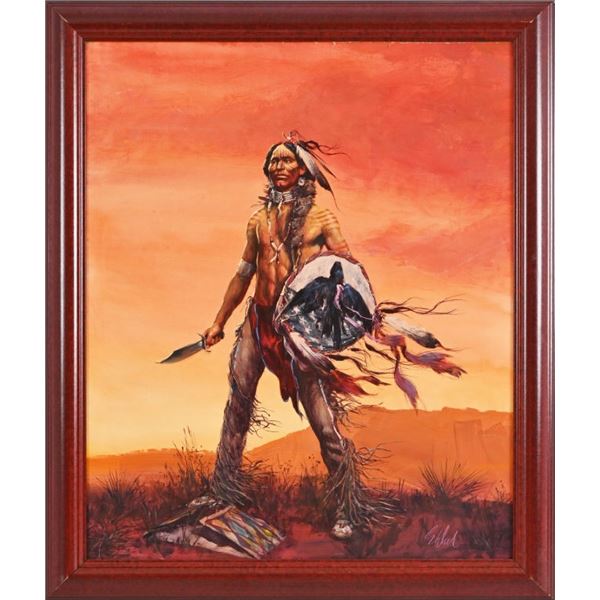 "The Quest" Guy Deel Original Pulp Art Illustratio