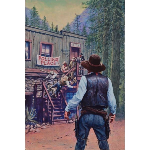 "Apache Wells" Guy Deel Original Painting