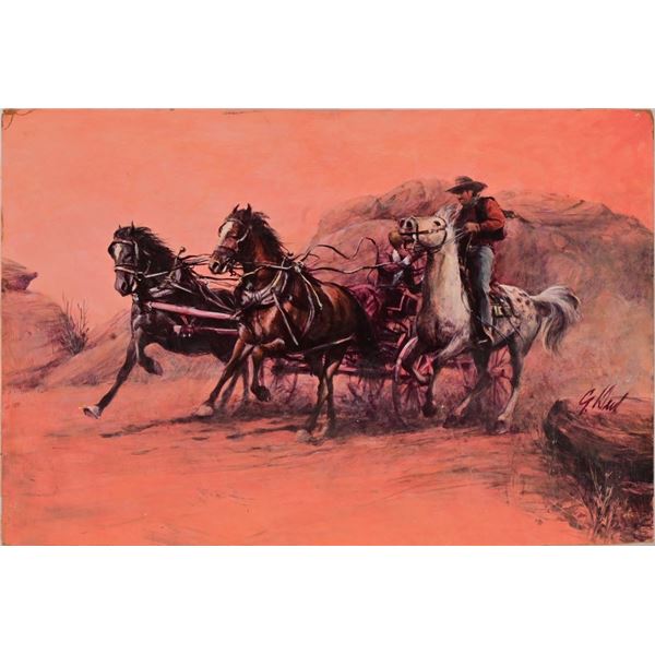 "Rawhide" Guy Deel Original Painting