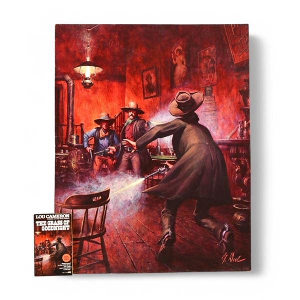 "Grass Of Goodnight" Guy Deel Painting