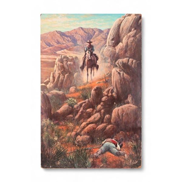 "Dead Man's Canyon" Guy Deel Original Illustration