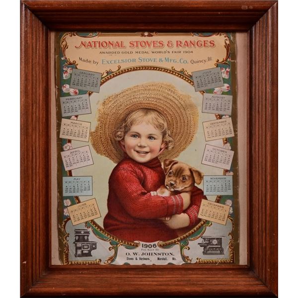 National Stoves & Ranges 1906 Advertising Calendar