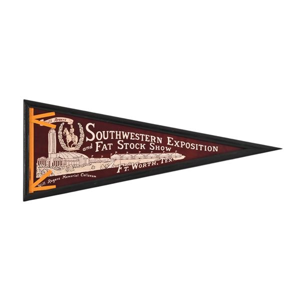 Fort Worth Stock Show & Expo Souvenir Pennant