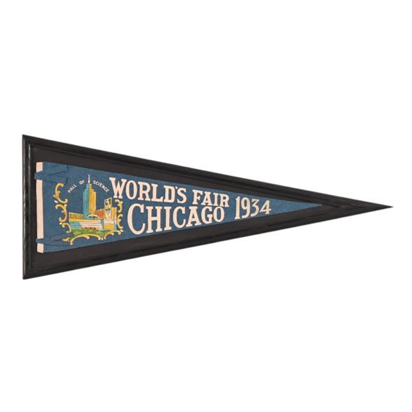 World's Fair Chicago 1934 Souvenir Pennant