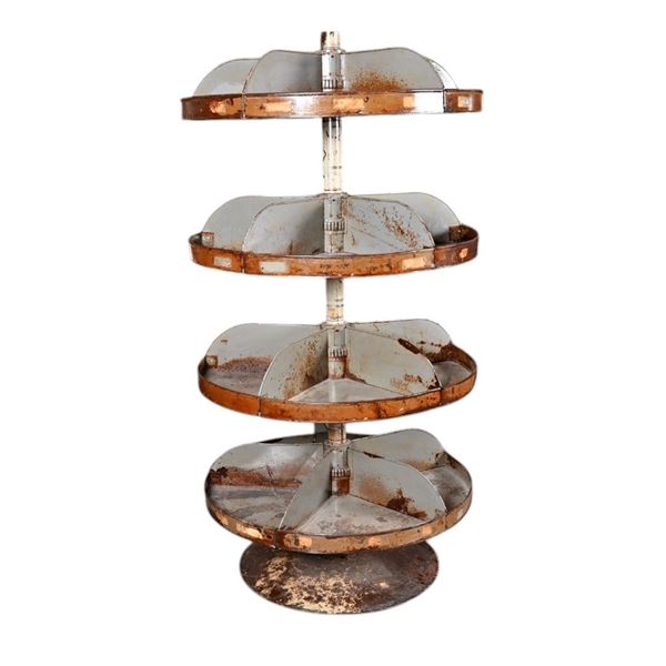 Vintage "Rotabin" Industrial Revolving Parts Bin