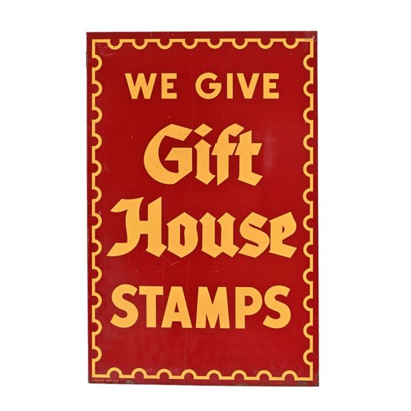 Gift House Stamps Double Sided Flange Sign