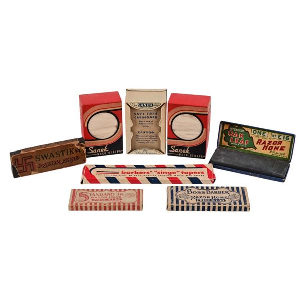 Collection of Vintage Barbershop Items