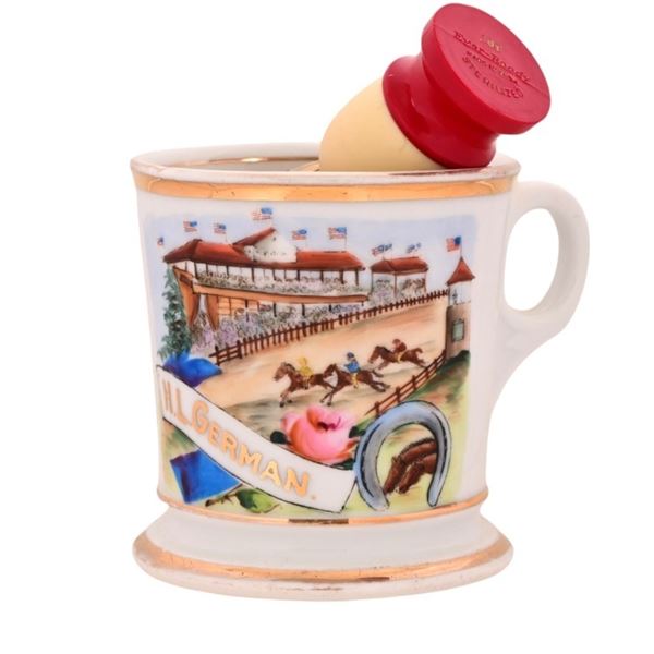 Horse Race Breeder's Occupational Shaving Mug