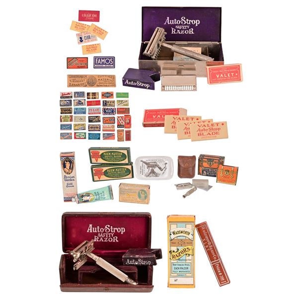 Collection of Antique Barbershop Memorabilia