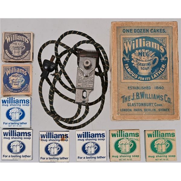Antique Race Electric Hair Clipper & Williams Soap