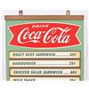 Image 3 : Coca-Cola Fishtail Menu Board Sign