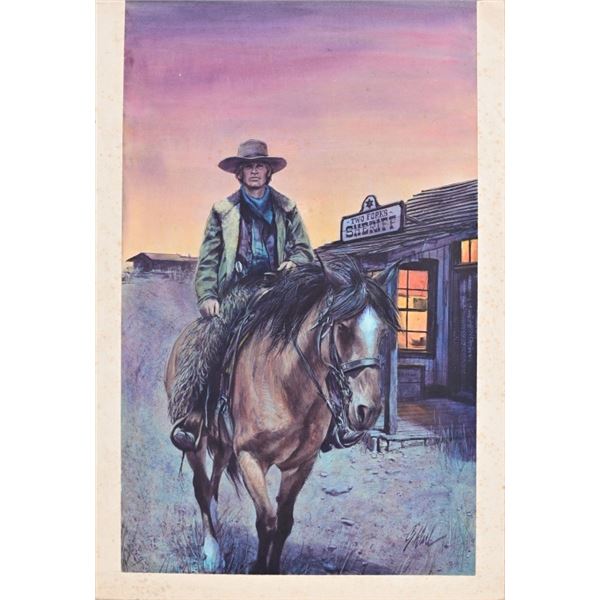 "The Drifter" Guy Deel Original Illustration